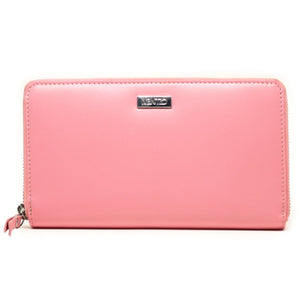 MENTZO L202 LIGHT PINK RFID SELENE ΔΕΡΜΑΤΙΝΟ ΠΟΡΤΟΦΟΛΙ