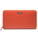 MENTZO L202 *ORANGE PAPAYA* RFID SELENE ΔΕΡΜΑΤΙΝΟ ΠΟΡΤΟΦΟΛΙ