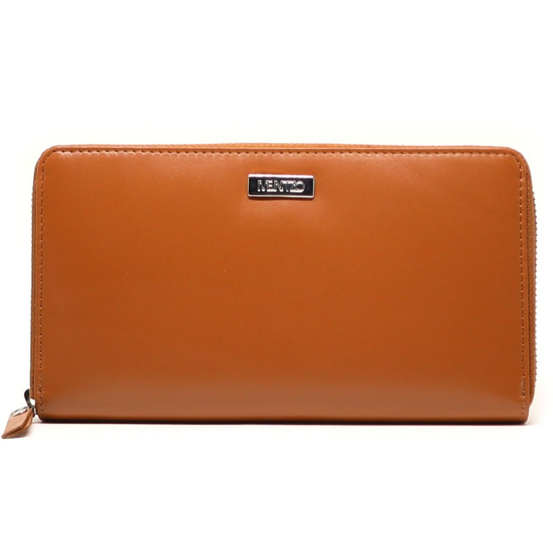 MENTZO L202 TAN RFID SELENE ΔΕΡΜΑΤΙΝΟ ΠΟΡΤΟΦΟΛΙ