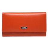 MENTZO L310 *ORANGE PAPAYA* RFID ATHENA ΔΕΡΜΑΤΙΝΟ ΠΟΡΤΟΦΟΛΙ