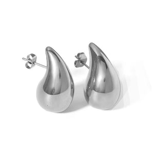 Σκουλαρίκια LM1058 Σχήμα Δάκρυ Ασημί Silver