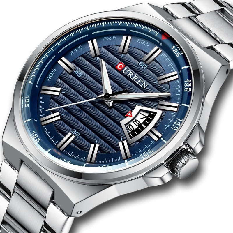 Ανδρικό Ρολόι RD-112 Silver Blue Curren 8375