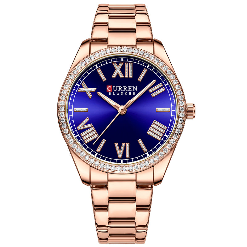 9088 Rose Blue με Μεταλλικό Μπρασελέ