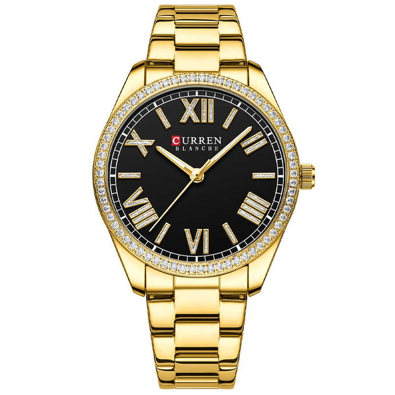 9088 Gold Black με Μεταλλικό Μπρασελέ