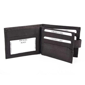 Мъжки кожен портфейл CA 8-005 черен