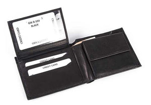 Мъжки кожен портфейл CA 8-334 черен