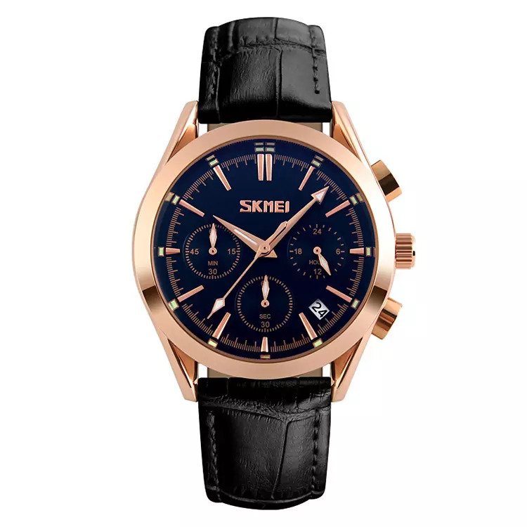 SKMEI 9127 Ανδρικό Ρολόι Skmei Black