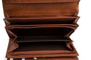 Δερμάτινο Γυναικείο Πορτοφόλι AN 1-795 Ταμπά