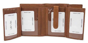 Δερμάτινο Γυναικείο Πορτοφόλι AN 1-791 Ταμπά