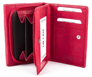 Γυναικείο Δερμάτινο Πορτοφόλι AN 1-832 Red