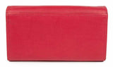Μεγάλο Δερμάτινο Γυναικείο Πορτοφόλι AN 1-793 Κόκκινο