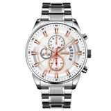 SK9285 Мъжки ръчен часовник Skmei Silver White
