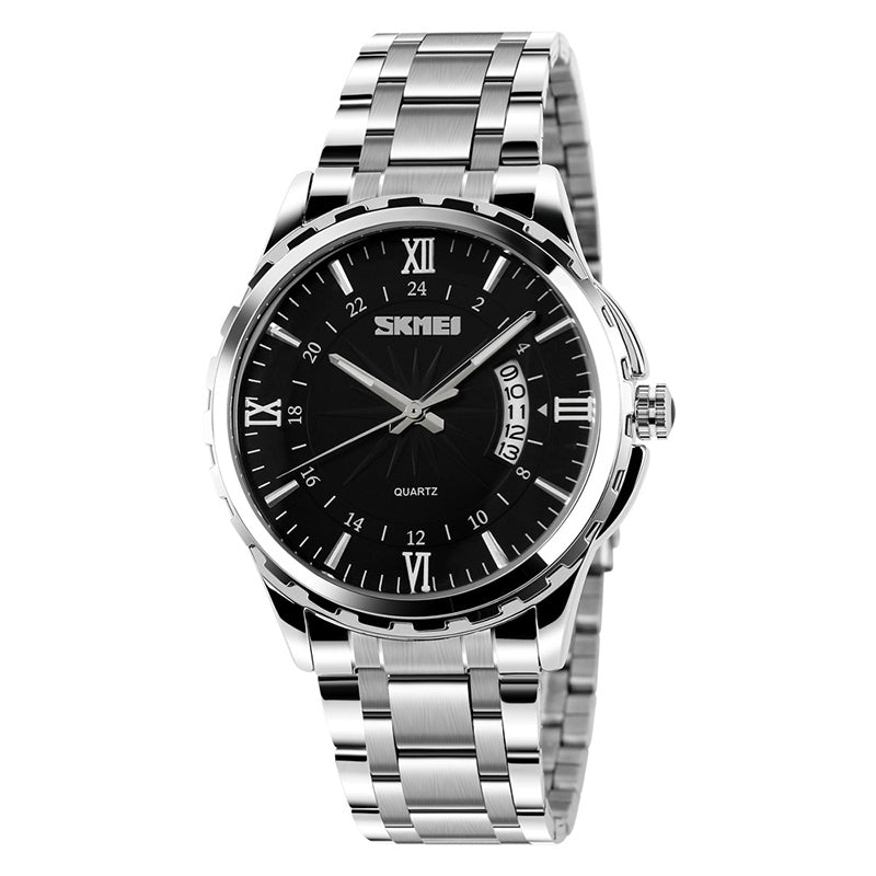 SKMEI 9069 Ανδρικό Ρολόι Silver Black