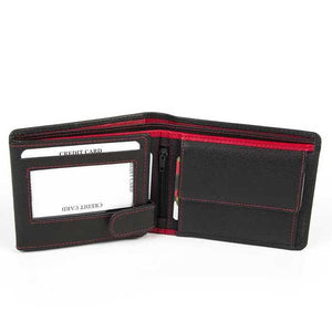 Ανδρικό Δερμάτινο Πορτοφόλι AN 9-388 Black