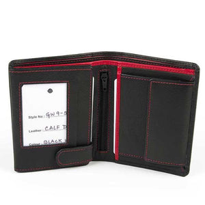 Ανδρικό Δερμάτινο Πορτοφόλι AN 9-543 Black