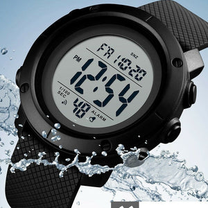 Skmei 1426 Ψηφιακό Ρολόι με Καουτσούκ Λουράκι σε Μαύρο χρώμα