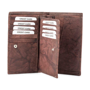 Ανδρικό Δερμάτινο Πορτοφόλι GA 4-913 Brown