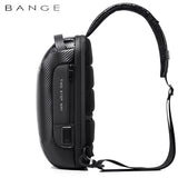 Τσαντάκι ώμου χιαστί crossbody Bange 22085 plus μαύρο