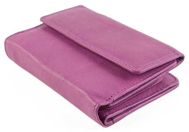 Γυναικείο Δερμάτινο Πορτοφόλι AN 1-832 Pink