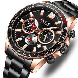 Ανδρικό Ρολόι CR14 Black RD-104 curren icoonshop.com