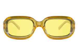 Ace Simons Unisex Γυαλιά Ηλίου με Κίτρινο Σκελετό και Κίτρινο Φακό Limon AS2953