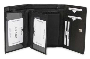 Δερμάτινο Γυναικείο Πορτοφόλι AN 1-774 Μαύρο