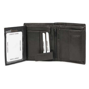 Мъжки кожен портфейл CA 8-009 черен