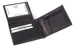 Мъжки кожен портфейл CA 8-897 черен