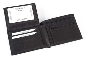 Мъжки кожен портфейл CA 8-899 черен