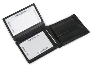 Мъжки кожен портфейл CA 8-918 черен