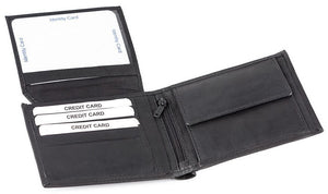 Мъжки кожен портфейл GA 4-017 черен