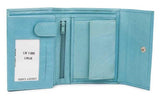 Кожен дамски портфейл AN 1-699 Turquoise
