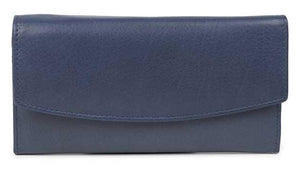 Δερμάτινο Γυναικείο Πορτοφόλι AN 1-825 Blue