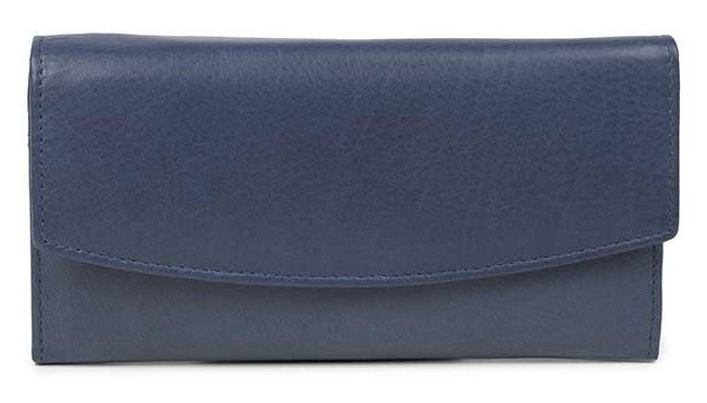 Δερμάτινο Γυναικείο Πορτοφόλι AN 1-825 Blue