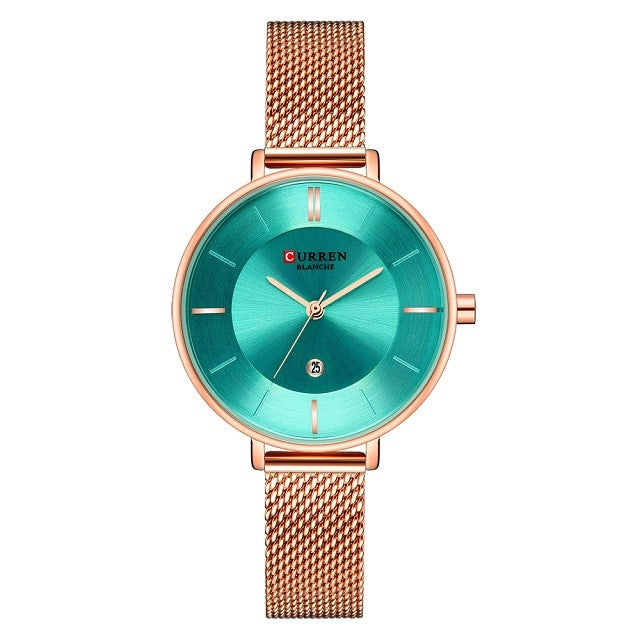 Curren 9037 Ρολόι Rose με Καντράν και Μπρασελέ