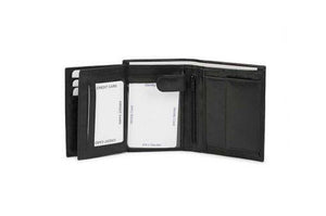 Ανδρικό Δερμάτινο Πορτοφόλι AN 1-496 Black