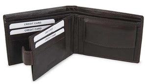 Ανδρικό Δερμάτινο Πορτοφόλι CA 8-923 Brown