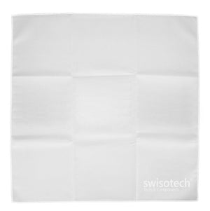 SWISOTECH кърпа за почистване/полиране на бижута, 22x22см, бяла