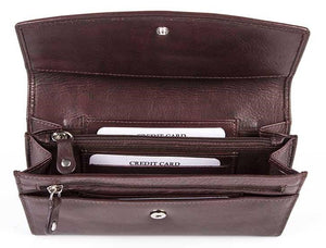 Δερμάτινο Γυναικείο Πορτοφόλι AN 1-825 Brown