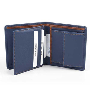 Мъжки кожен портфейл AN 9-320 син