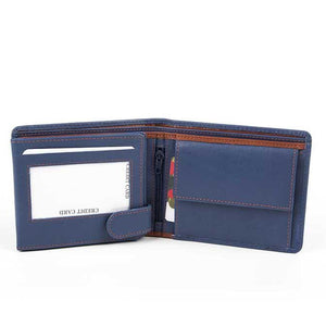 Мъжки кожен портфейл AN 9-388 син