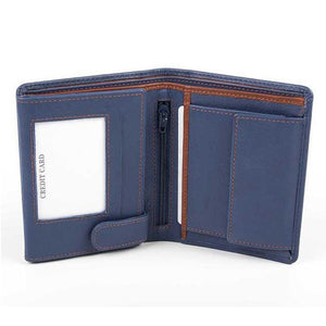 Мъжки кожен портфейл AN 9-543 син