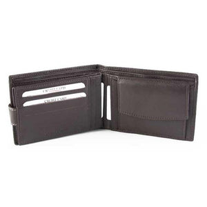 Ανδρικό Δερμάτινο Πορτοφόλι RT 30003 Brown