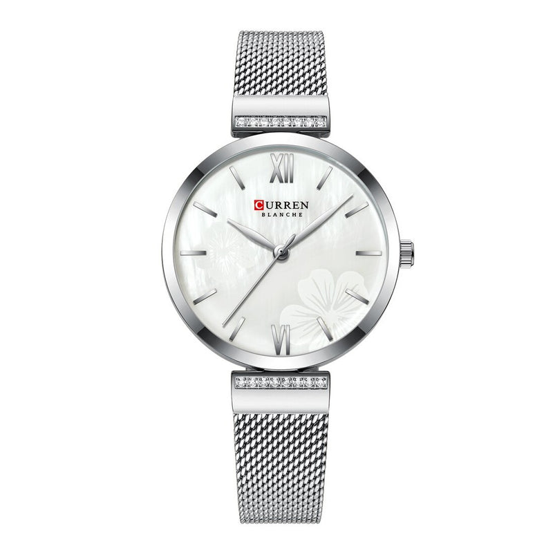 Ρολόι Γυναικείο Anthea FD-88 Silver με μπρασελέ