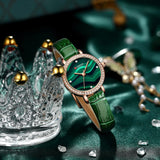 Ρολόι Γυναικείο Estrella FD-98 Green CURREN με λουράκιCurren 9083 Γυναικείο Ρολόι με πράσινο λουράκι και χρυσό καντράν