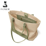 Υφασμάτινη Γυναικεία Τσάντα Shopper  Ωμου Foxer 9136060F μαύρο