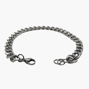 Ατσάλινο Βραχιόλι ΑΑ-02 Silver Chain 7MM