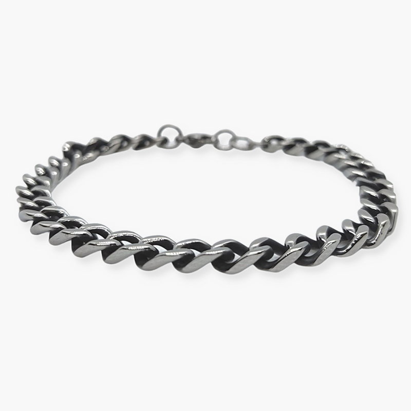 Ατσάλινο Βραχιόλι ΑΑ-04 Silver Chain 7MM