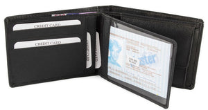 Мъжки кожен портфейл CA 8-989 черен