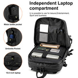 ARCTIC HUNTER τσάντα πλάτης B00391 με θήκη μπάλας & laptop, 26L, μαύρη